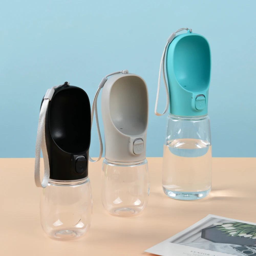 Botella de Agua Portátil para Perros Pequeños y Grandes, Gatos, Exterior, A Prueba de Fugas, Bebederos para Paseos, Chihuahua, Bulldog Francés, Accesorios
